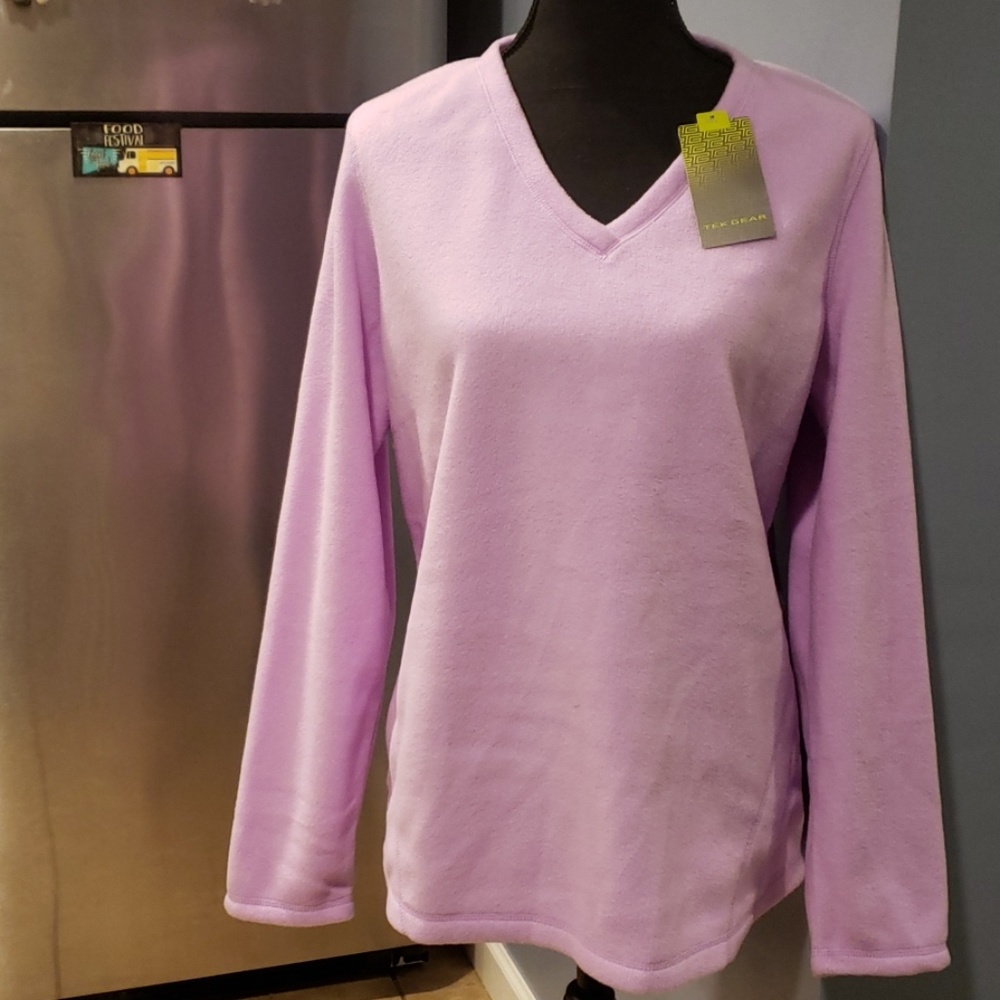 🛍Tek Gear purple fleece new w tags sz XL